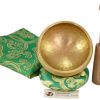 Juego de Cuenco Cantor de Meditación Yoga NHZ con Mazo,