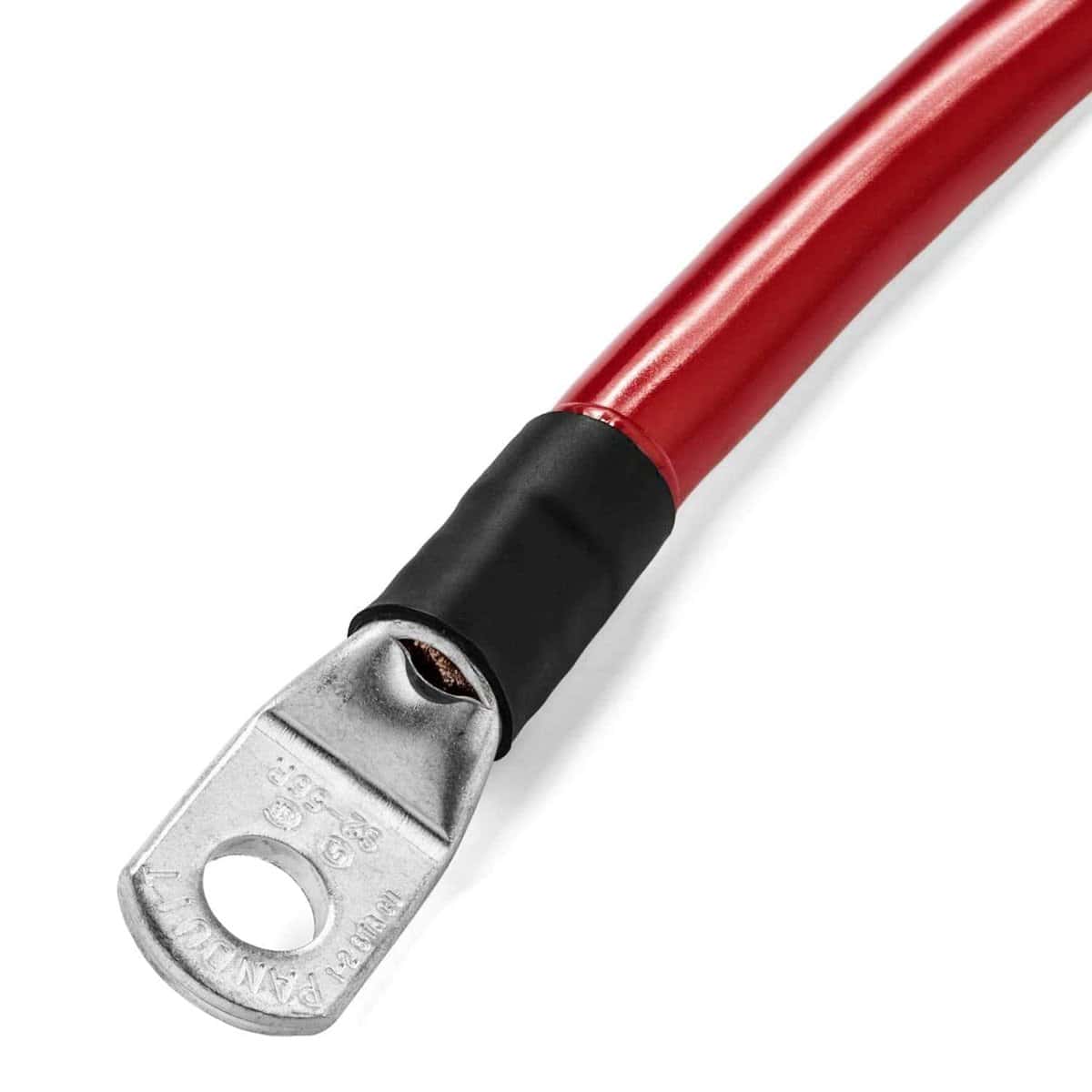 Cable de batería Spartan Power Rojo de 10 pies 4/0 AWG,