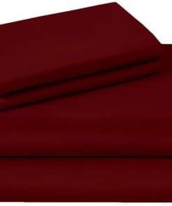 Juegos de Sábanas para RV, RV Camper King -Borgoña