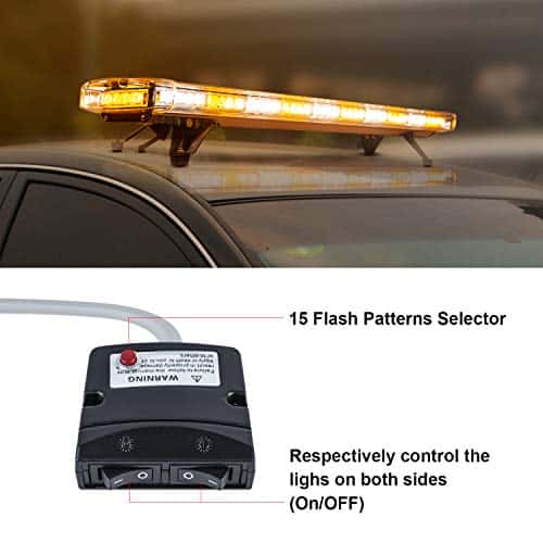 ASPL 47" 88 LED Barra de Luz Estroboscópica de Techo de - Imagen 6