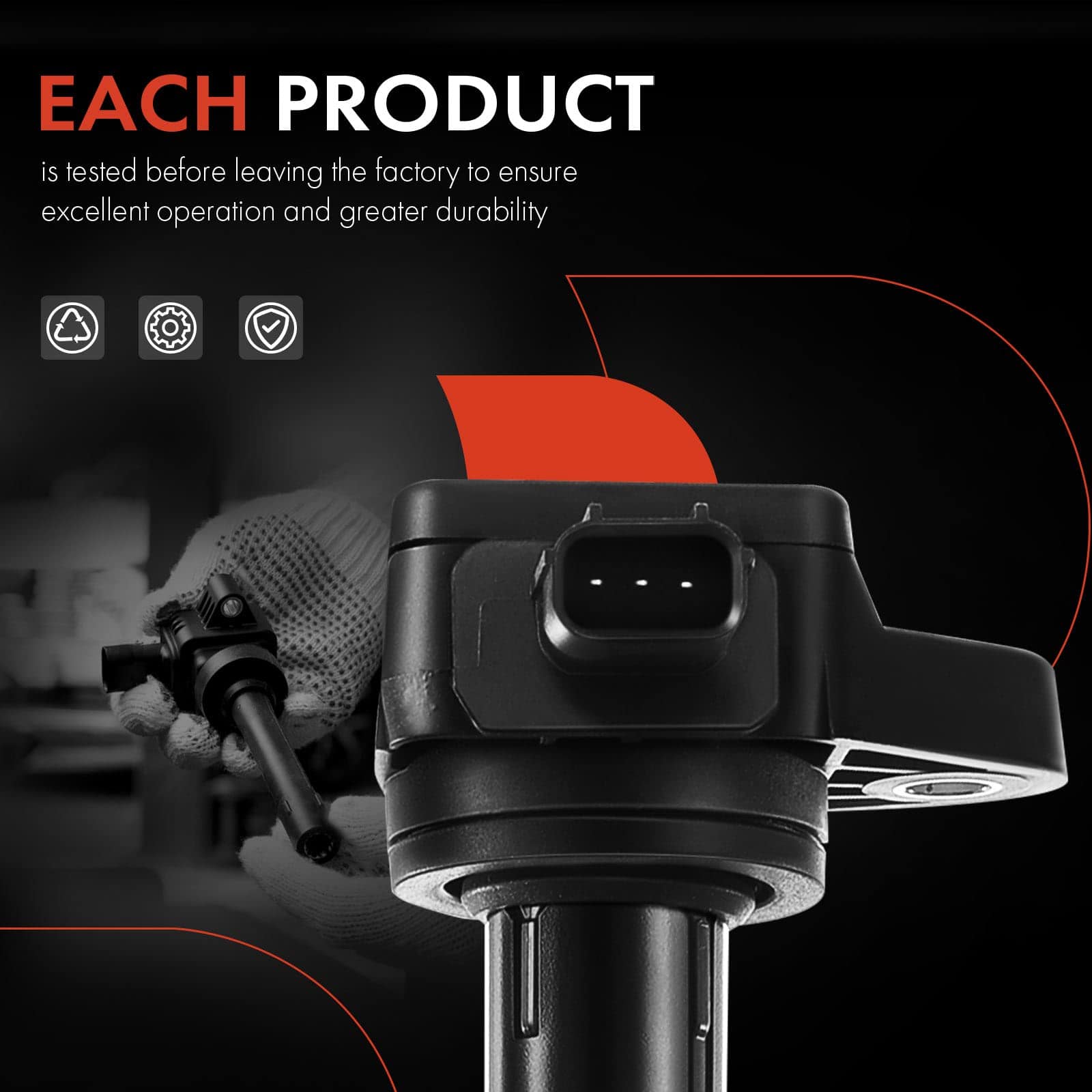 Paquete de 6 Bobinas de Encendido Compatible con Vehículos - Imagen 7