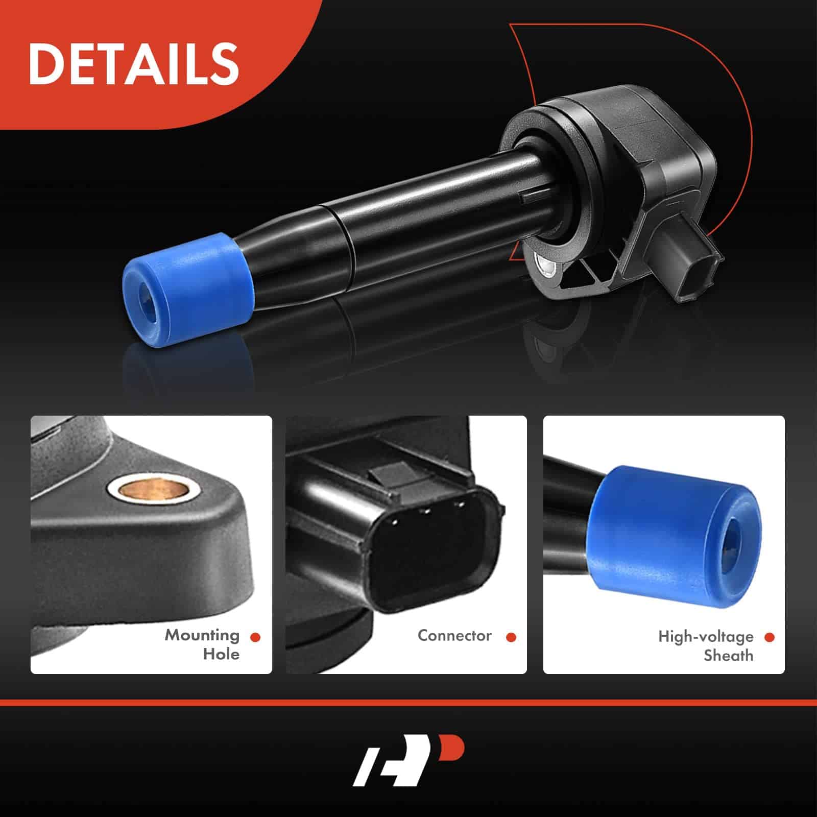 Paquete de 6 Bobinas de Encendido Compatible con Vehículos - Imagen 6