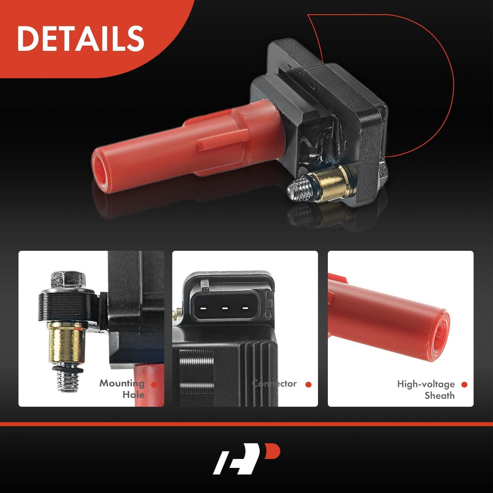 Conjunto de 6 bobinas de encendido del motor A-Premium - Imagen 6