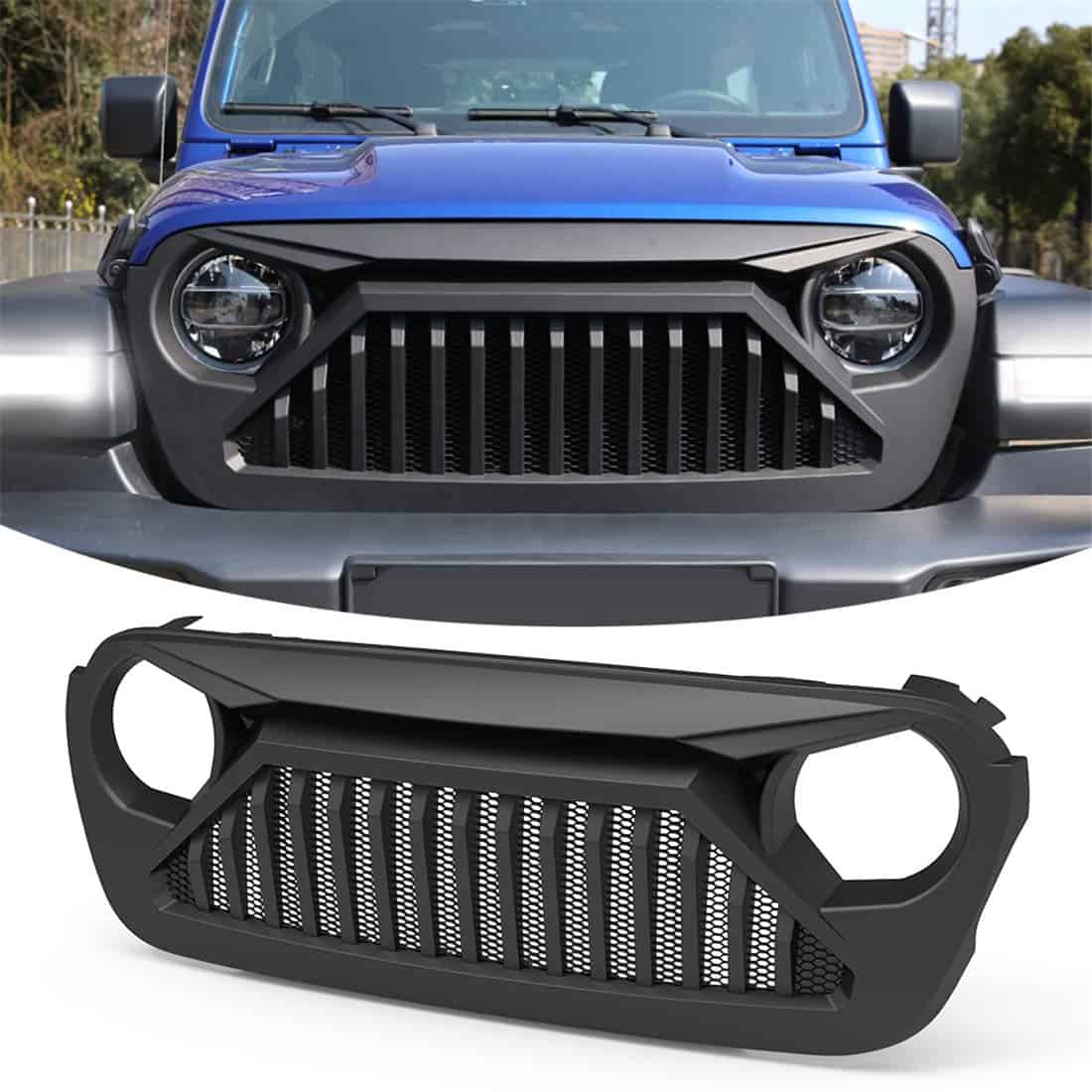 Rejilla delantera KIWI MASTER para Jeep Wrangler JL