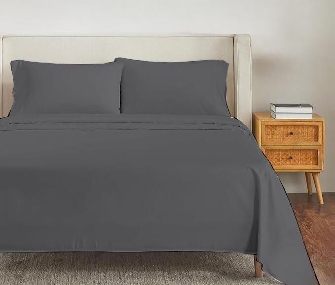 Juego de Sábanas de 4 Piezas de Algodón Twin-XL Premium, - Imagen 3