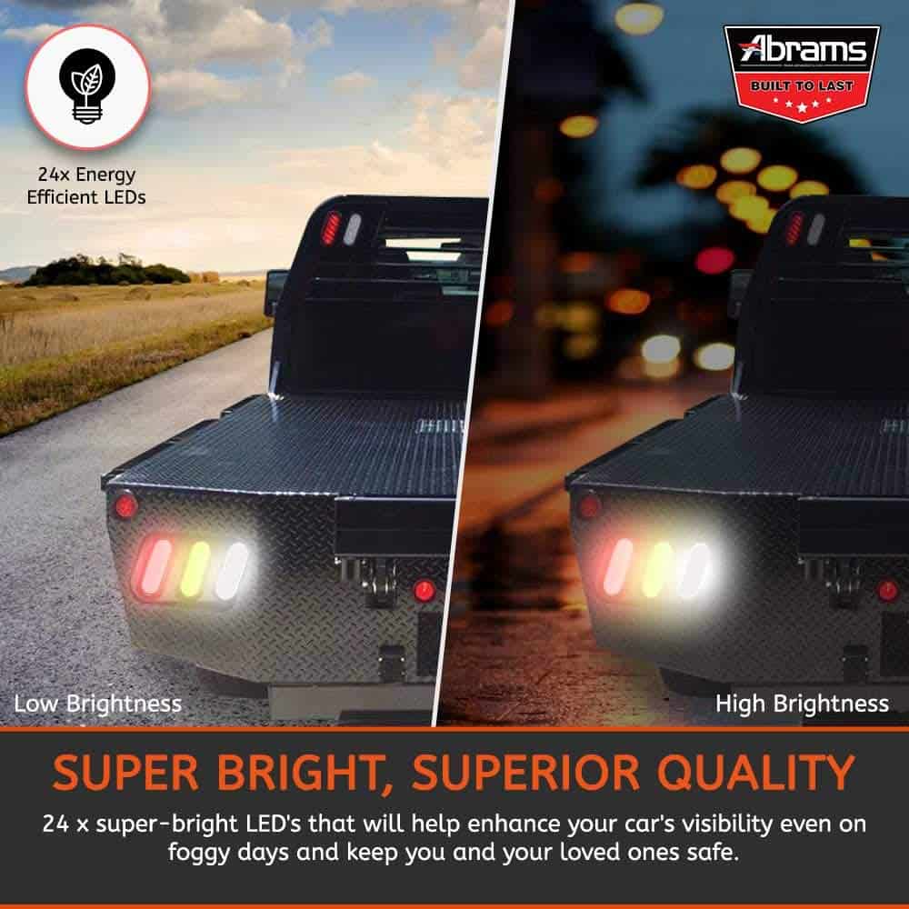 6 Pulgadas Luz trasera de remolque LED roja aprobada por - Imagen 5