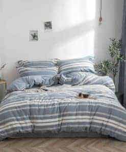 Juego de Funda Nórdica BISELINA 100% Algodón Lavado con