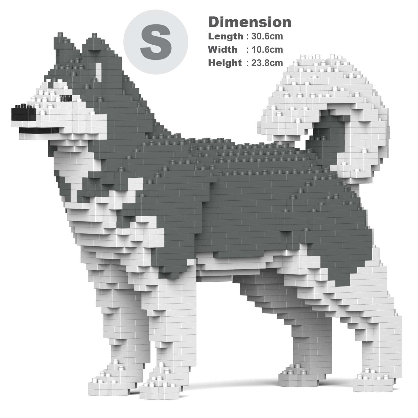 JEKCA Alaskan Malamute 01S-M03 | Bloques de Construcción de