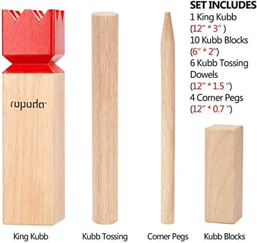 Juego Kubb de Ropoda - Juego Premium para - Imagen 7