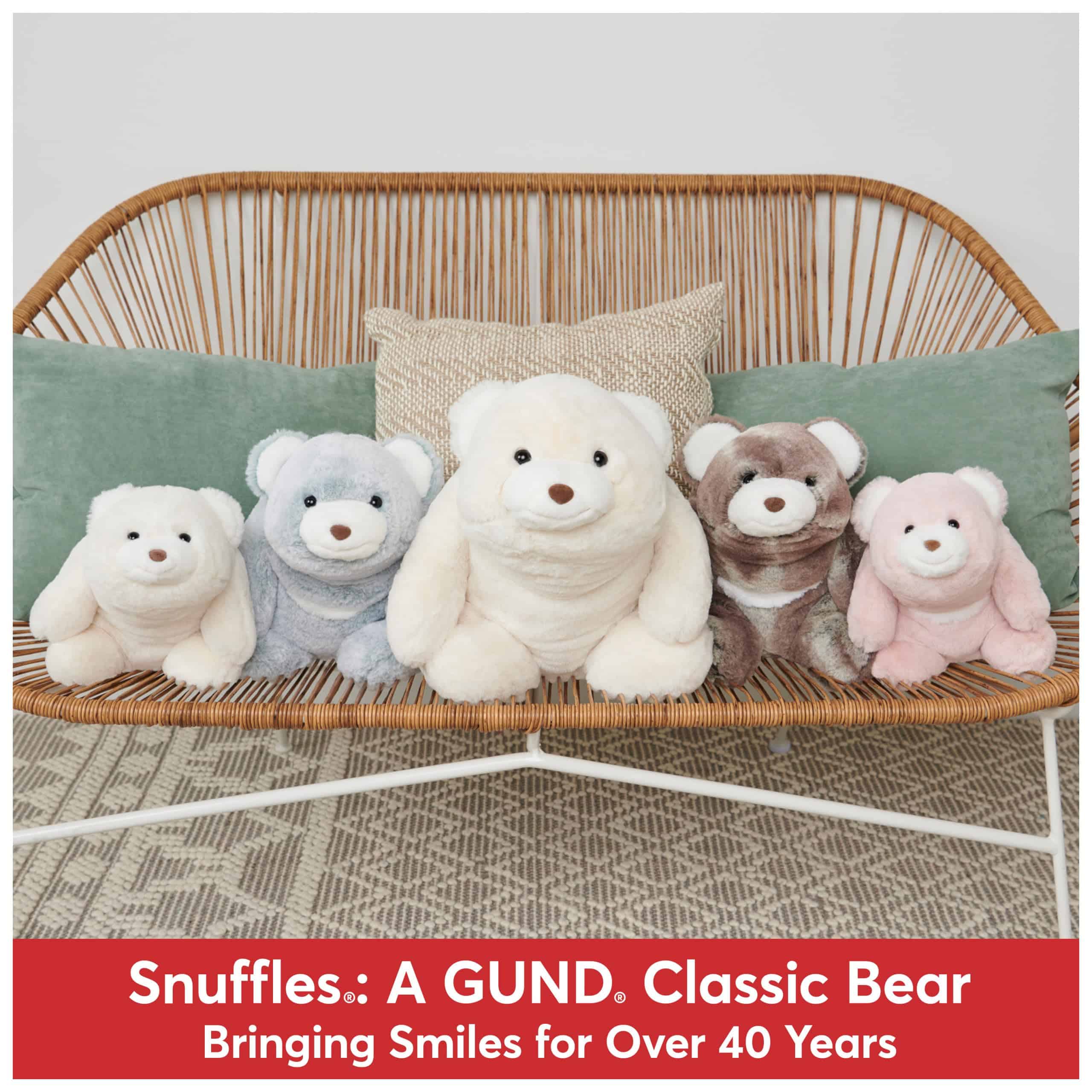 Peluche de oso de peluche GUND Snuffles oso polar extra - Imagen 6