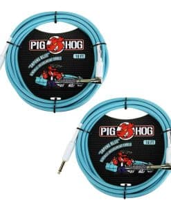 Cable de instrumento Pig Hog PCH10DBR 1/4" a 1/4" de ángulo