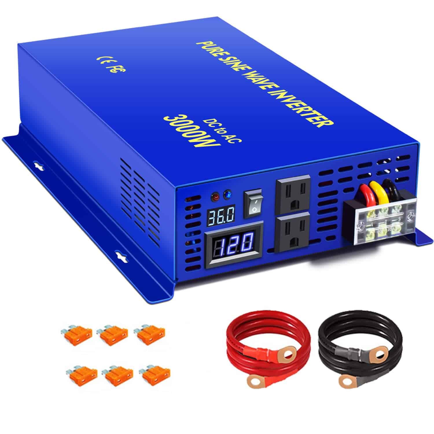 Inversor de Corriente de Onda Sinusoidal Pura XYZ INVT 3000