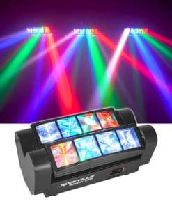 Luces LED Rockville Spyder (8) Beam Moving Head Motorizado