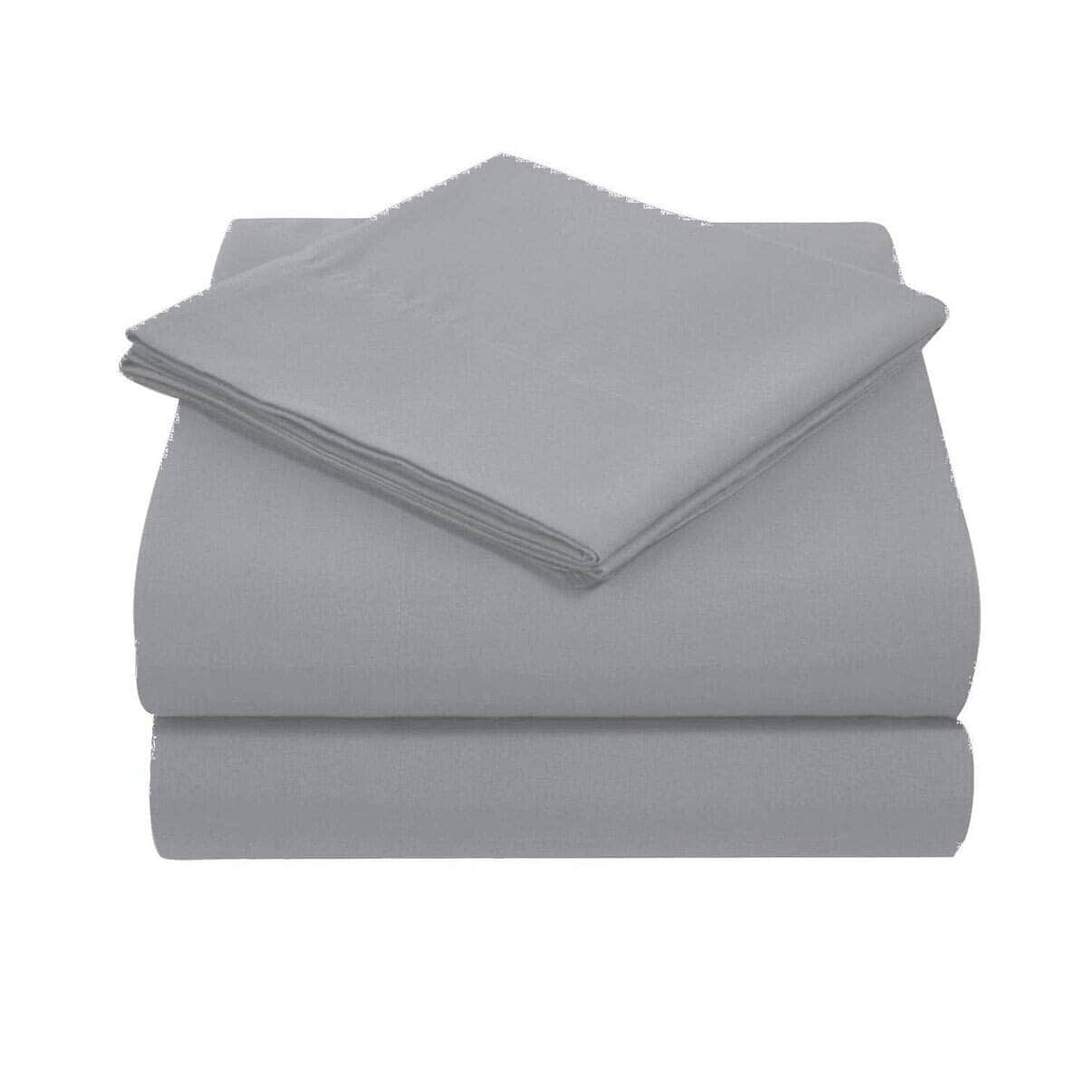 Juego de sábanas ajustables Dzire Linen High -Plata