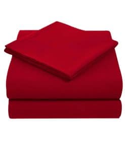 Juego de sábanas ajustables Dzire Linen High -Rojo