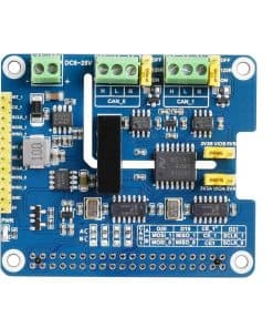 Waveshare 2-Channel Isolated CAN FD Expansion HAT para