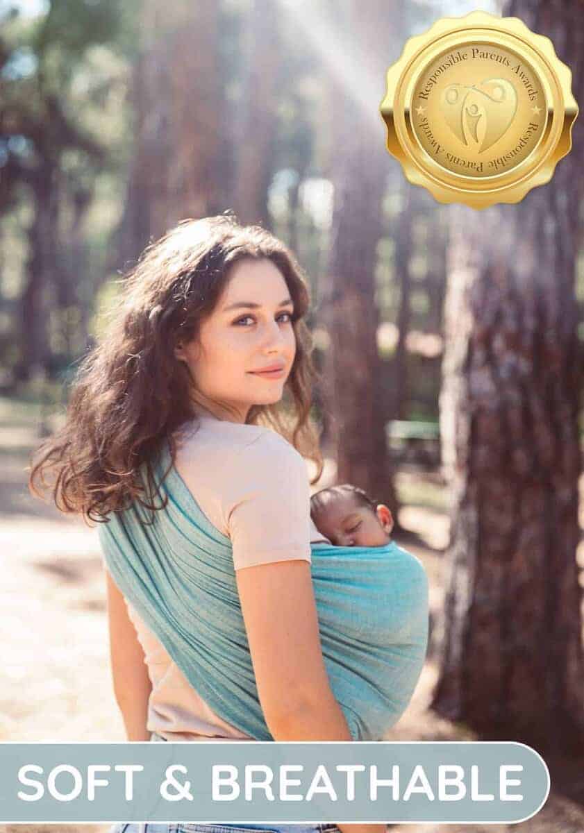 Fular Portabebés Mebien de Muselina de Algodón 100% - - Imagen 4