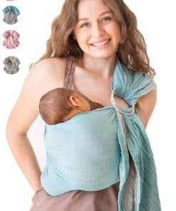 Fular Portabebés Mebien de Muselina de Algodón 100% -