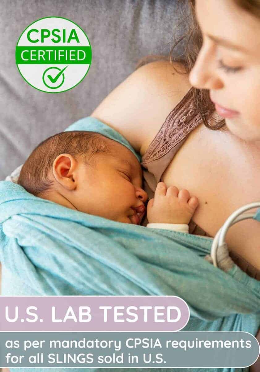 Fular Portabebés Mebien de Muselina de Algodón 100% - - Imagen 5