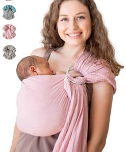 Fular Portabebés de Anilla 100% Algodón Muselina - Fular