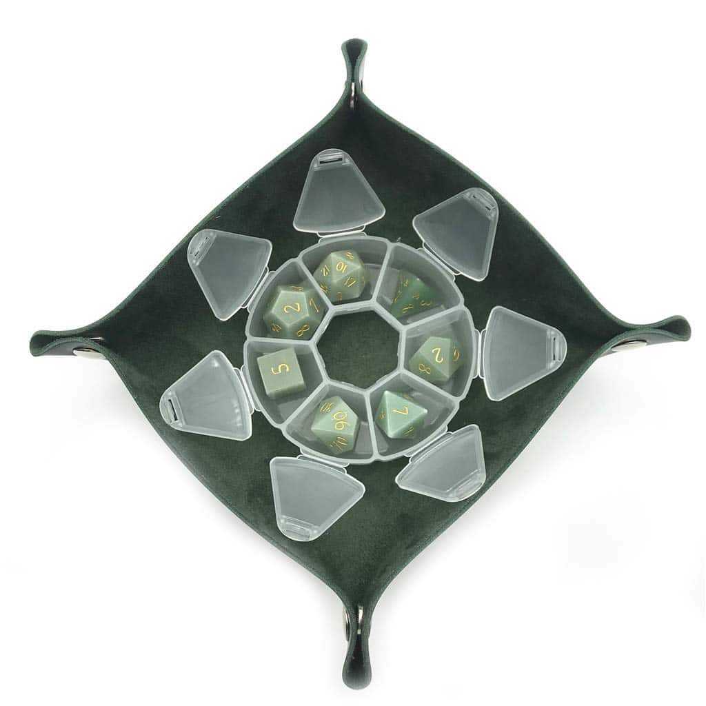 Juego de dados de piedra Amatolo de 7 dados hechos a mano - Imagen 3