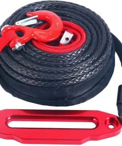 YaeKoo 92ft x 1/2" Cuerda Sintética de Malacate con Manga