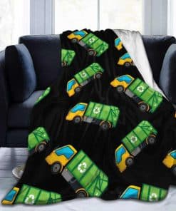 Manta de Vellón Ultra Suave con Estampado de Camión de