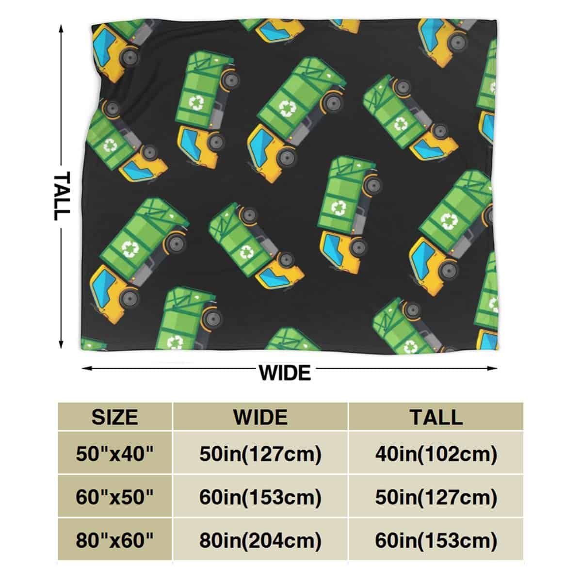 Manta de Vellón Ultra Suave con Estampado de Camión de - Imagen 4