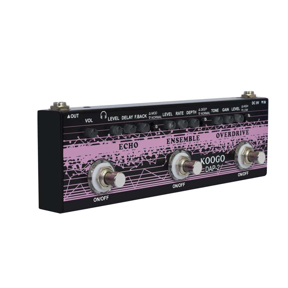 Pedal de Efectos Multi Guitarra Koogo Echo & Ensemble & - Imagen 3