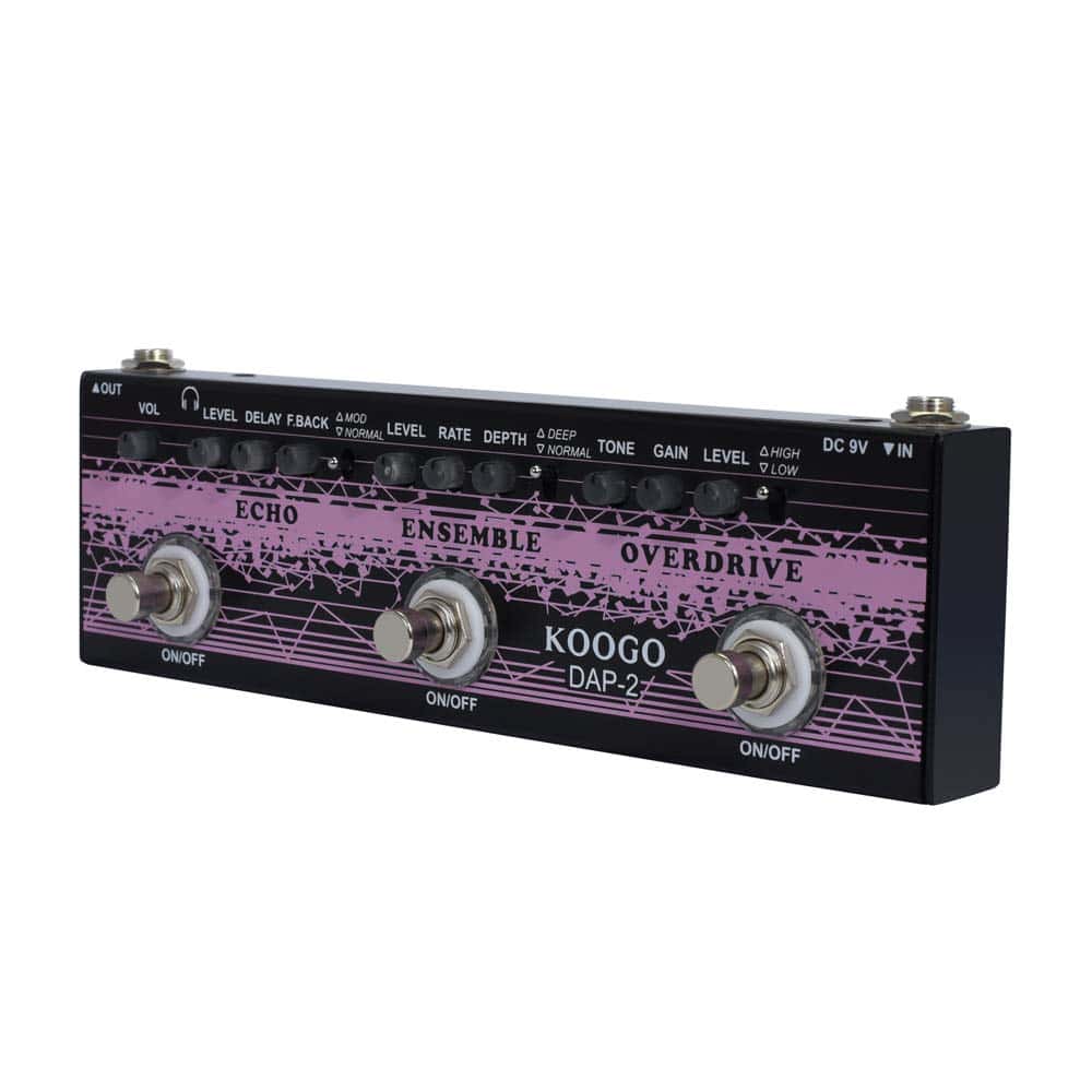 Pedal de Efectos Multi Guitarra Koogo Echo & Ensemble & - Imagen 4