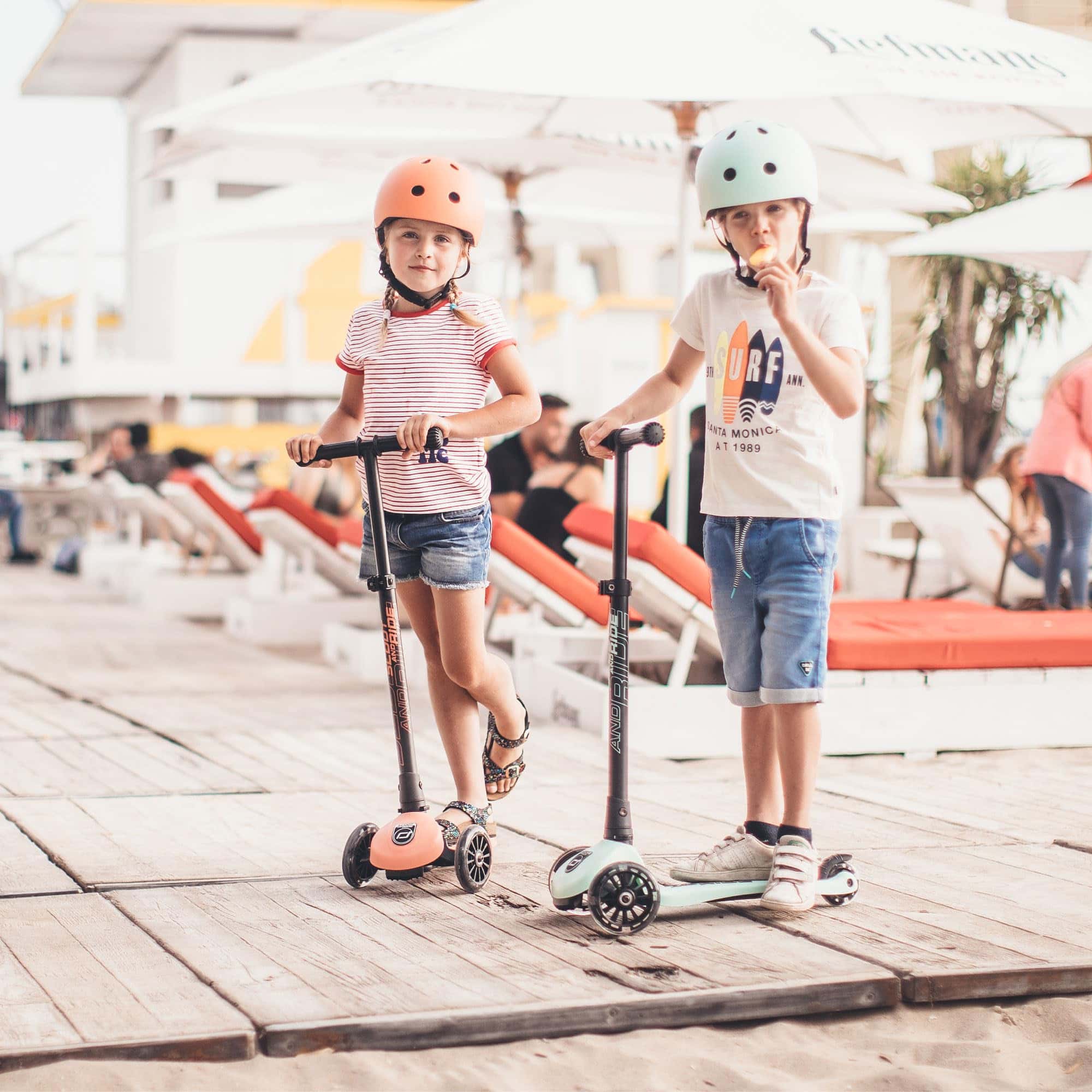 Scoot & Ride Highwaykick 3 LED Kiwi - Imagen 9