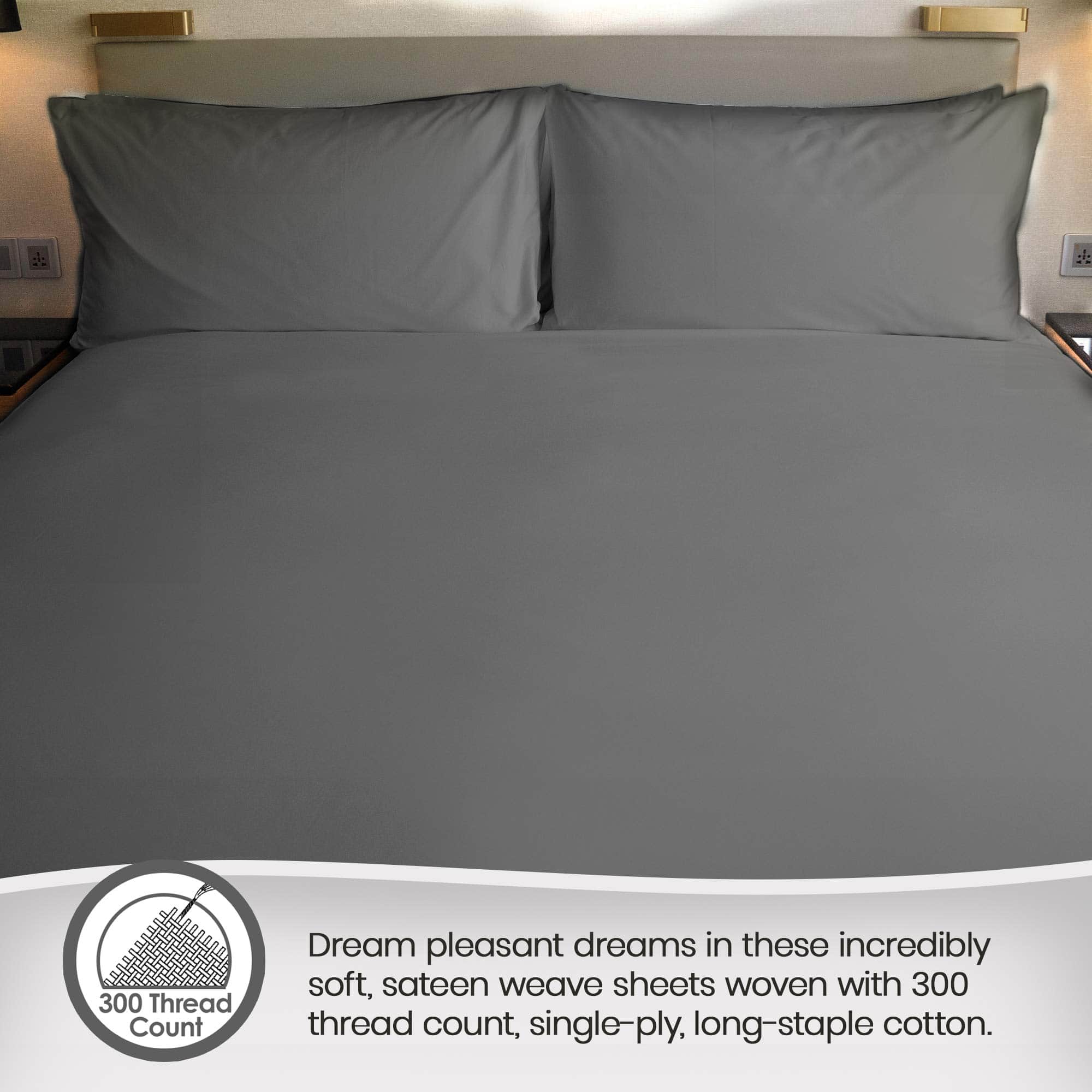 Whisper Organics, Sábana Ajustable de Cama Completa - 100% - Imagen 7