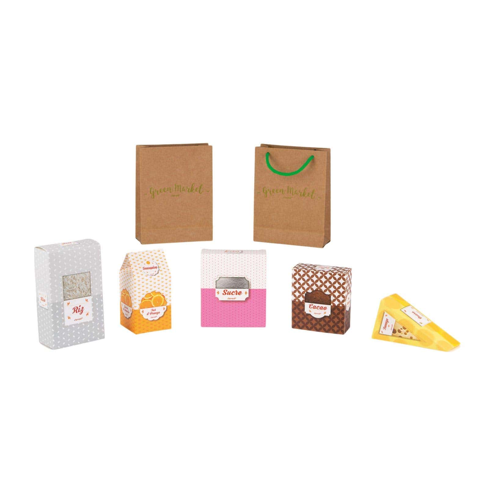 Carrito de Compras de Madera Janod Green Market con 7 - Imagen 5