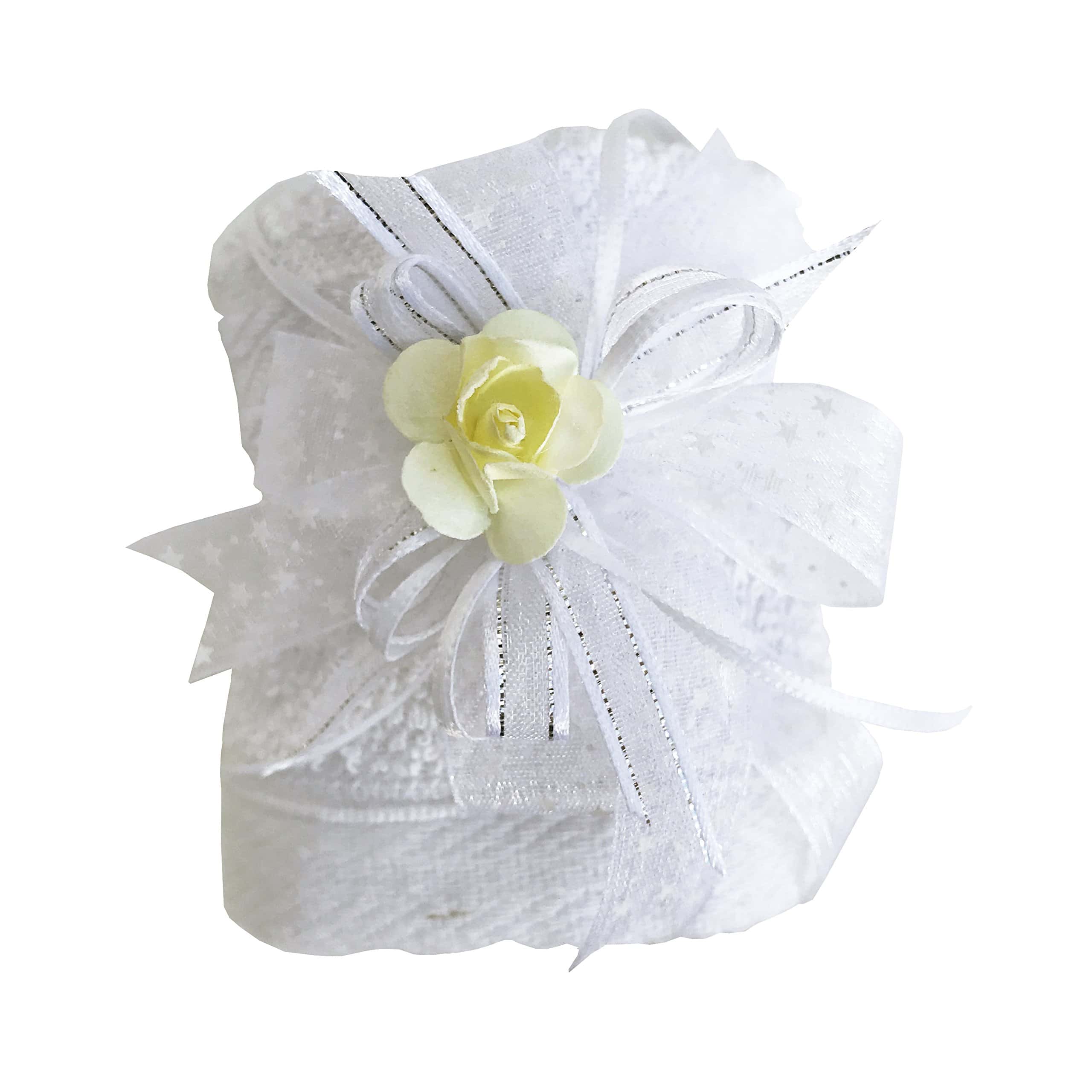 Kit de Bautizo Católico en una Caja de Madera con Toalla, - Imagen 6