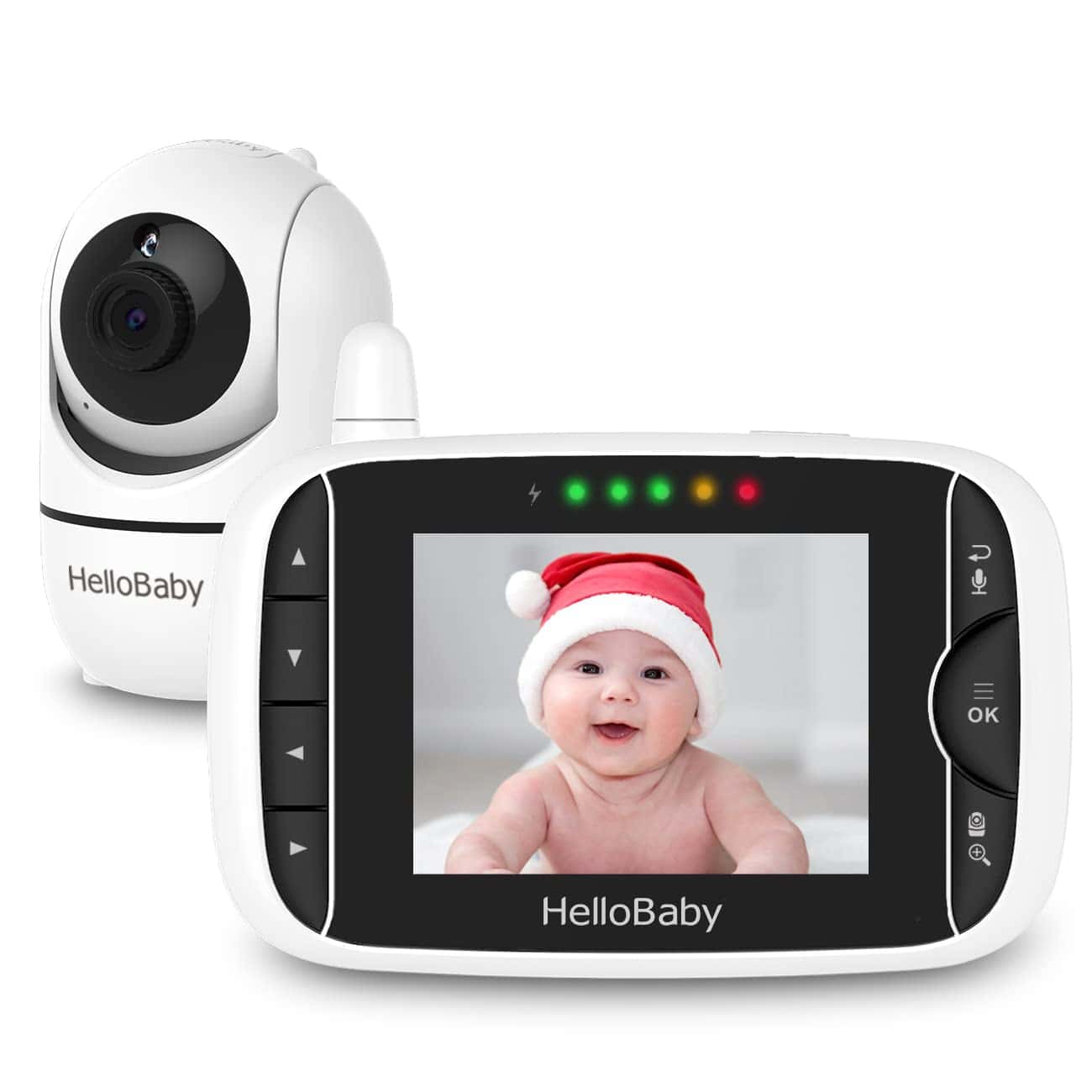 Monitor de Video para Bebé HelloBaby con Cámara Remota