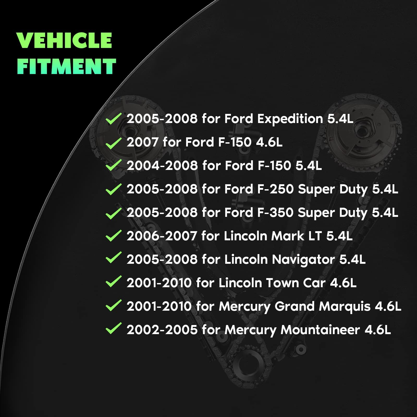 Juego de Cadena de Distribución SCITOO TK6068 Reemplaza - Imagen 6