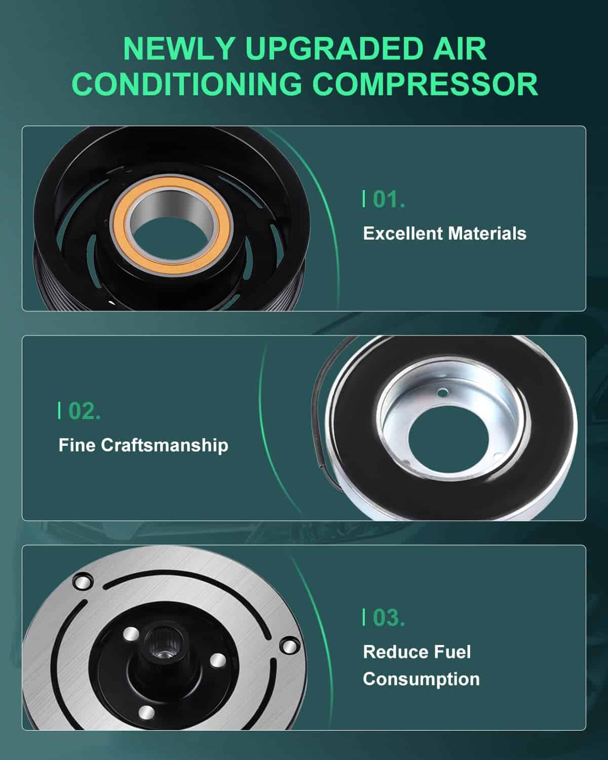 Kit de Ensamblaje de Bobina de Embrague del Compresor de - Imagen 5