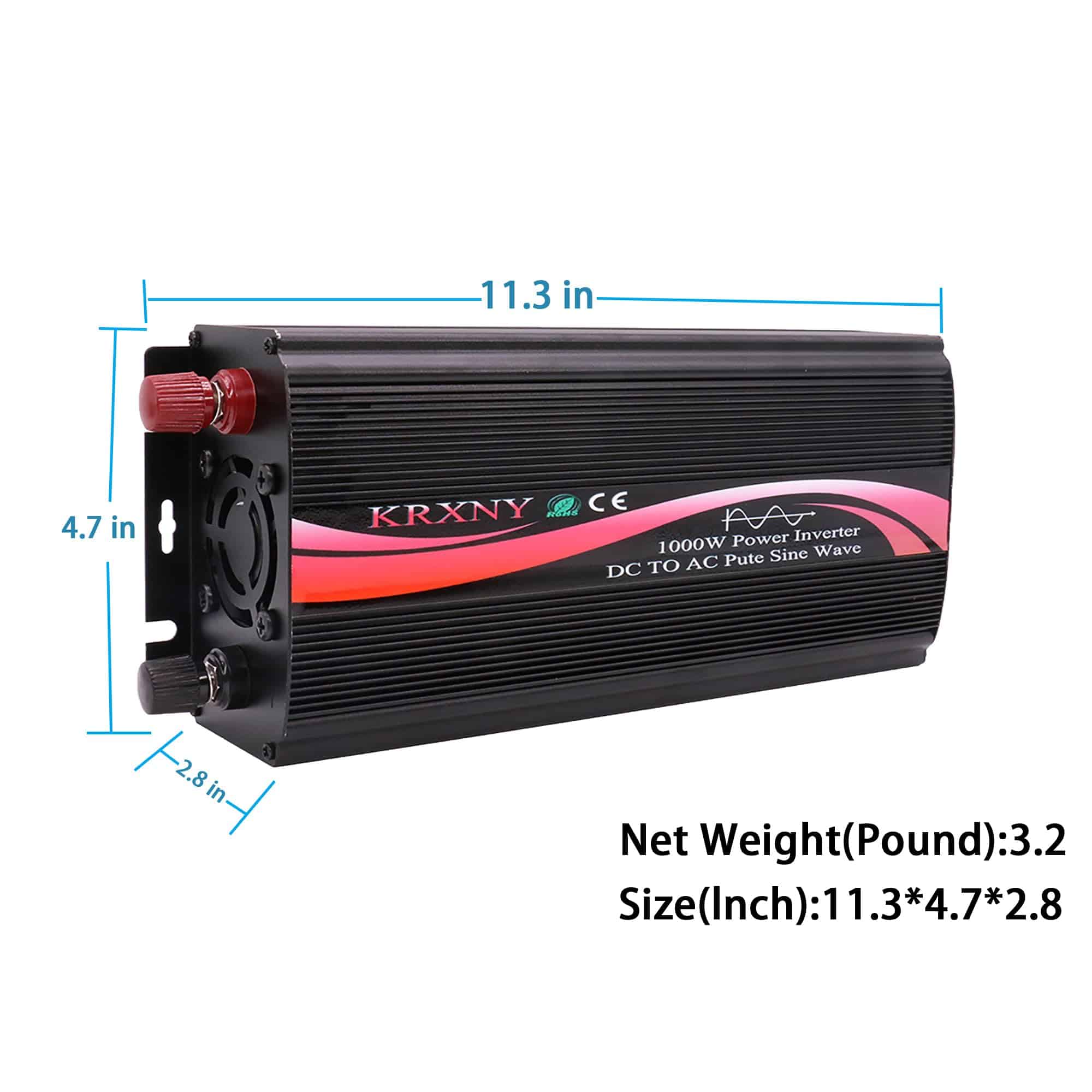 Inversor de Potencia de Coche 1000W de Onda Sinusoidal Pura - Imagen 6