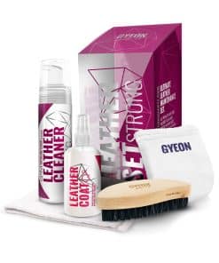 GYEON Leather Set Strong - Kit de limpieza y recubrimiento