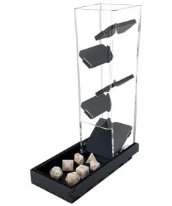 Torre y Bandeja de Dados C4Labs | Translúcido con Paletas