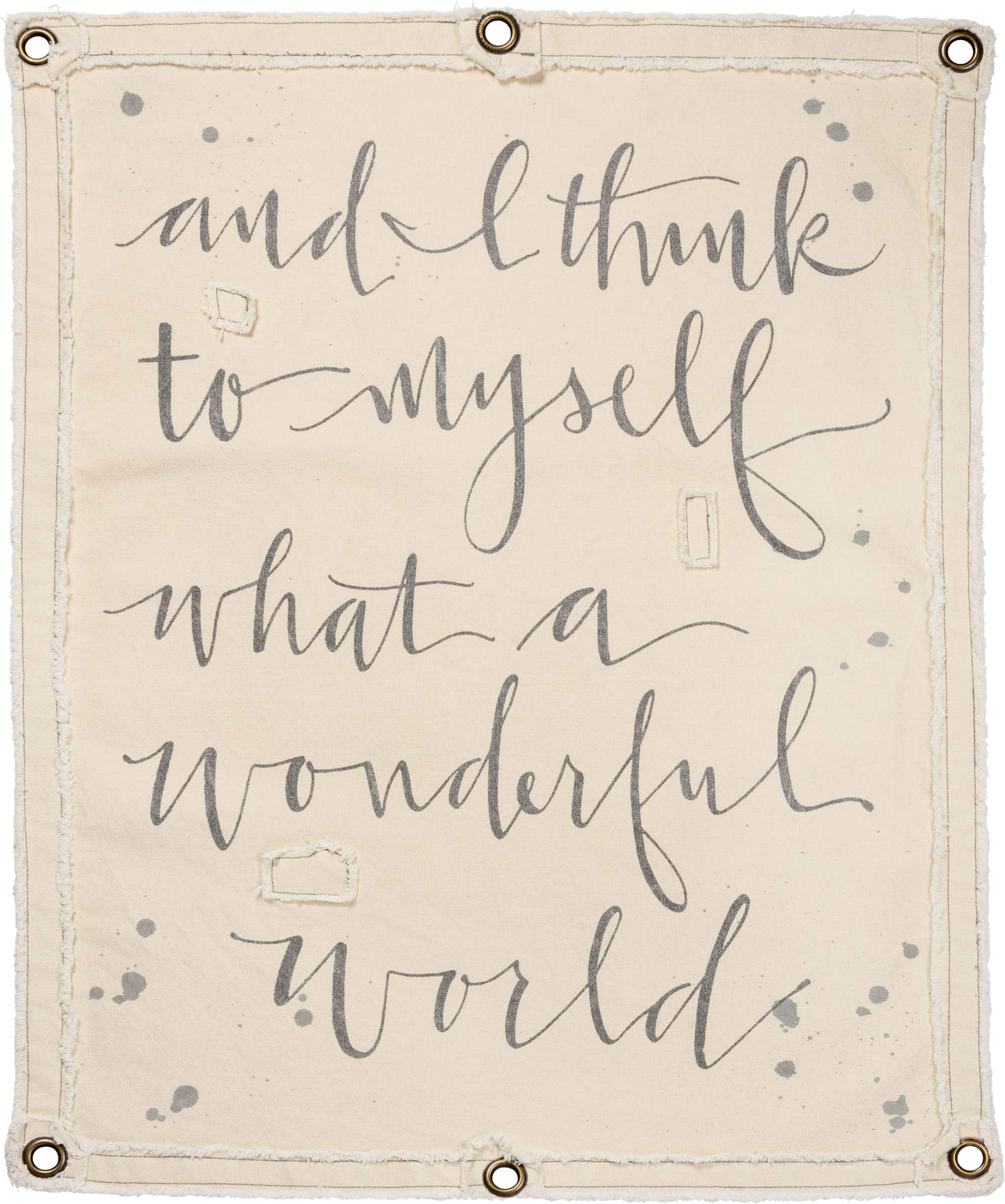 Manta de Pared - Que Maravilloso Mundo