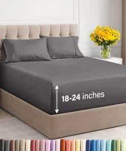 Juego de Sábanas California King Extra Profundo - 4 Piezas