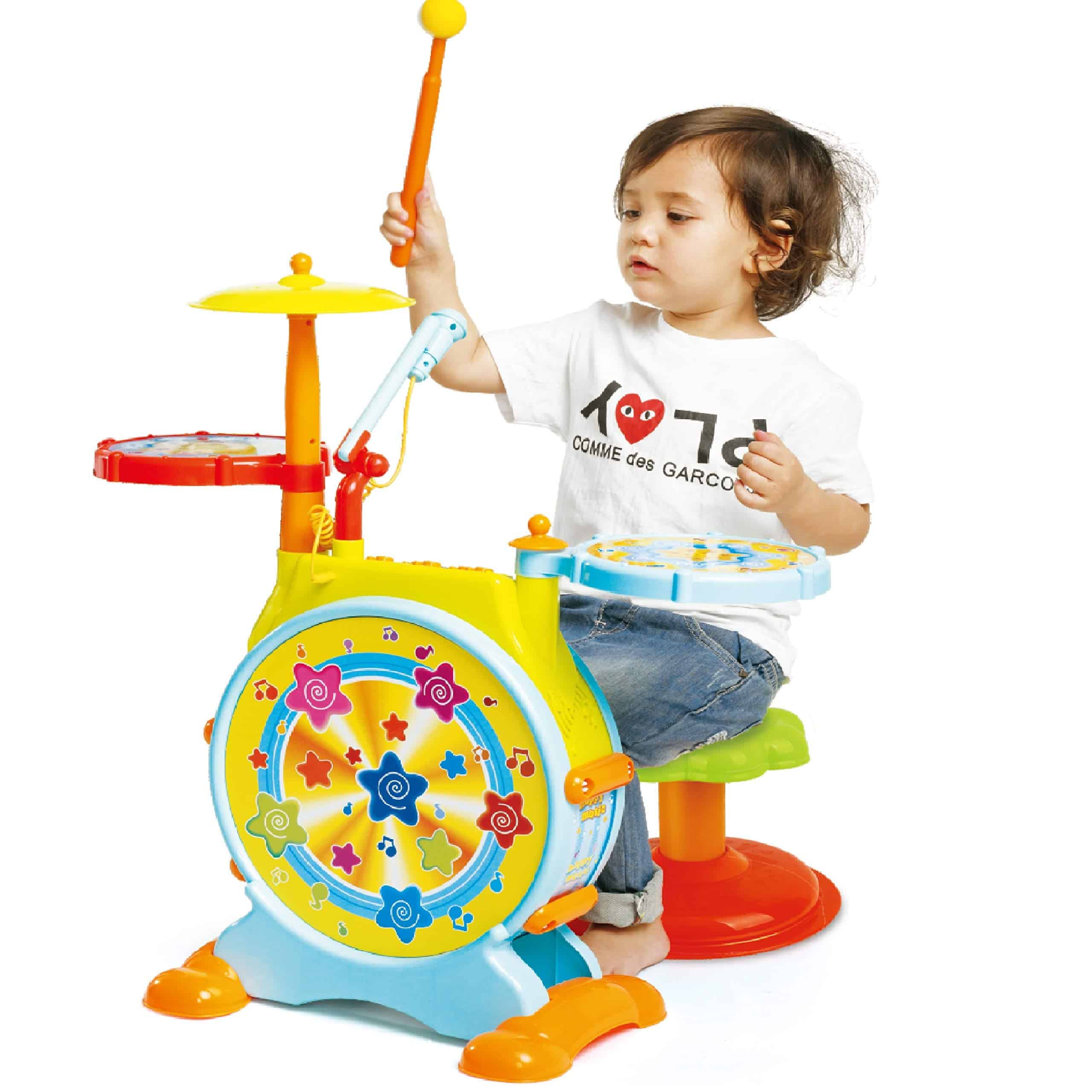 Set de Batería para Niños Prextex - Incluye Micrófono de