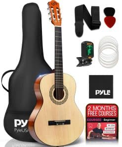 Kit de Guitarra Acústica para Principiantes Pyle, Tamaño