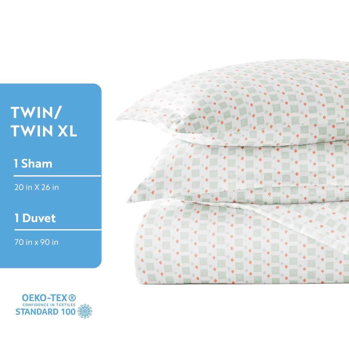 Duvet Cover King Size Linen Market (Aqua) - Experimenta la - Imagen 7