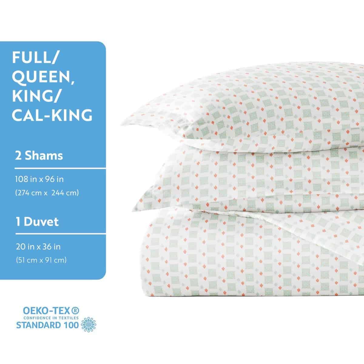 Duvet Cover King Size Linen Market (Aqua) - Experimenta la - Imagen 6