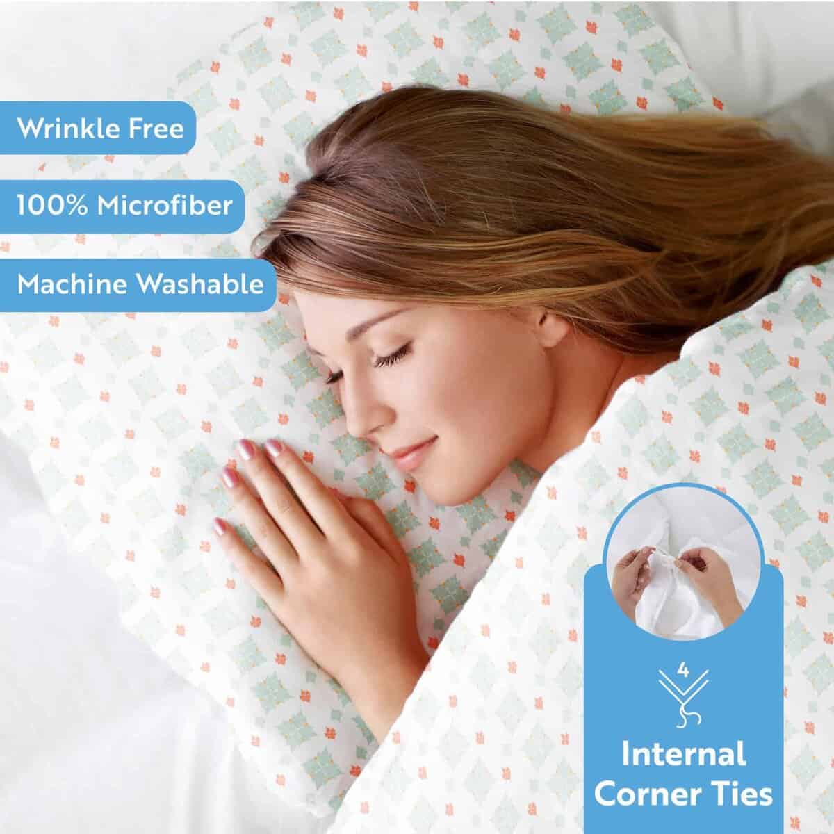 Duvet Cover King Size Linen Market (Aqua) - Experimenta la - Imagen 4