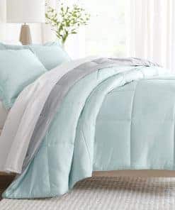 Juego de Edredón Reversible para Twin Linen Market (2