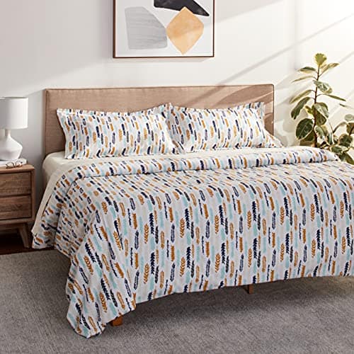 Linen Market Funda de Edredón Tamaño King (Azul Marino) - - Imagen 6