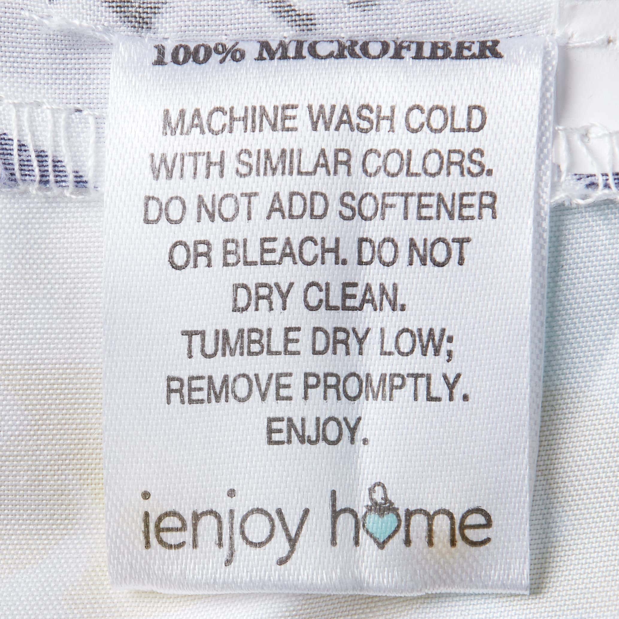 Linen Market Funda de Edredón Tamaño King (Azul Marino) - - Imagen 5